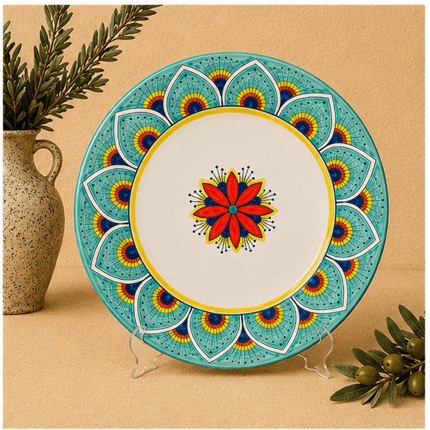 Intreccio Place Setting Bundle, in Teal - Tavola Piena - Placesetting