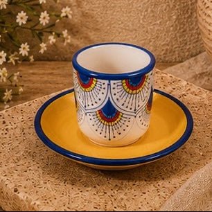 Intreccio Espresso Cup and Saucer Set - Tavola Piena - Mug