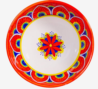 Intreccio Deep Soup/Pasta Bowl – Red - Tavola Piena - Deep Soup/Pasta Bowl