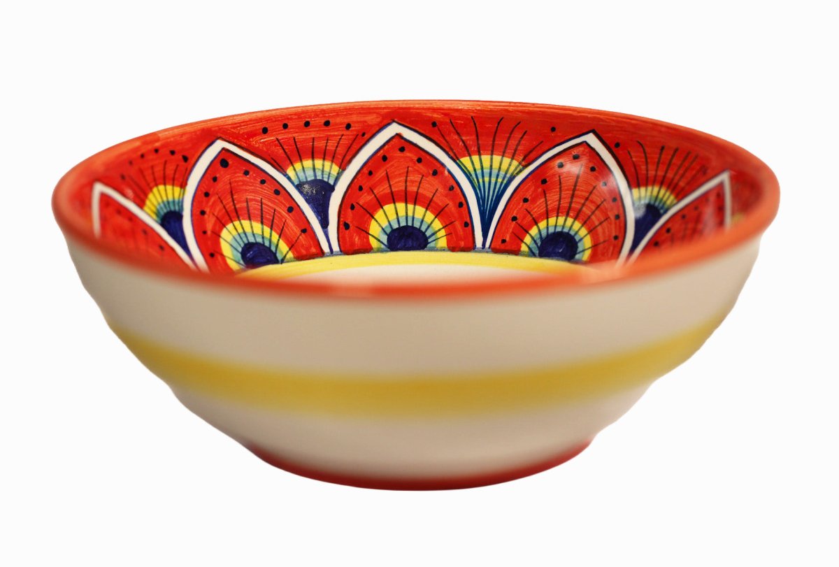 Intreccio Deep Soup/Pasta Bowl – Red - Tavola Piena - Deep Soup/Pasta Bowl
