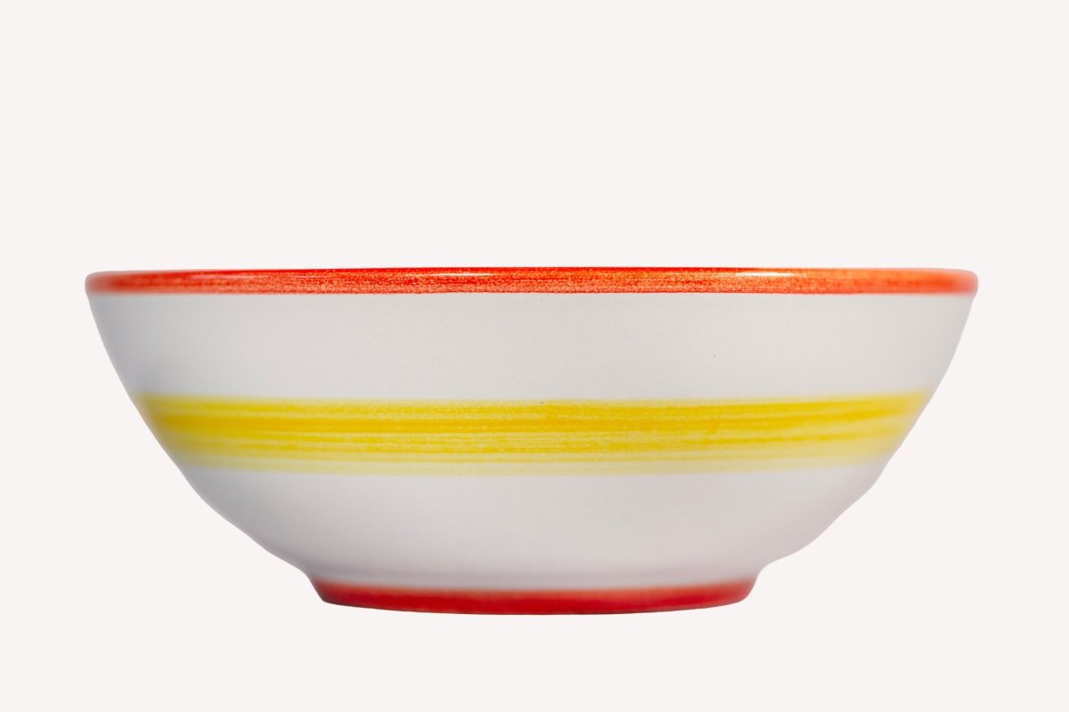 Intreccio Deep Soup/Pasta Bowl – Red - Tavola Piena - Deep Soup/Pasta Bowl