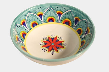 Intreccio Deep Soup/Pasta Bowl – Teal - Tavola Piena - Deep Soup/Pasta Bowl