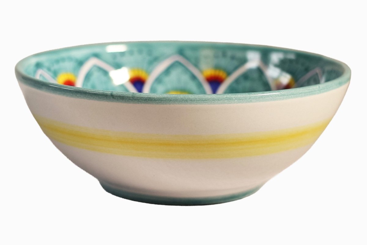 Intreccio Deep Soup/Pasta Bowl – Teal - Tavola Piena - Deep Soup/Pasta Bowl