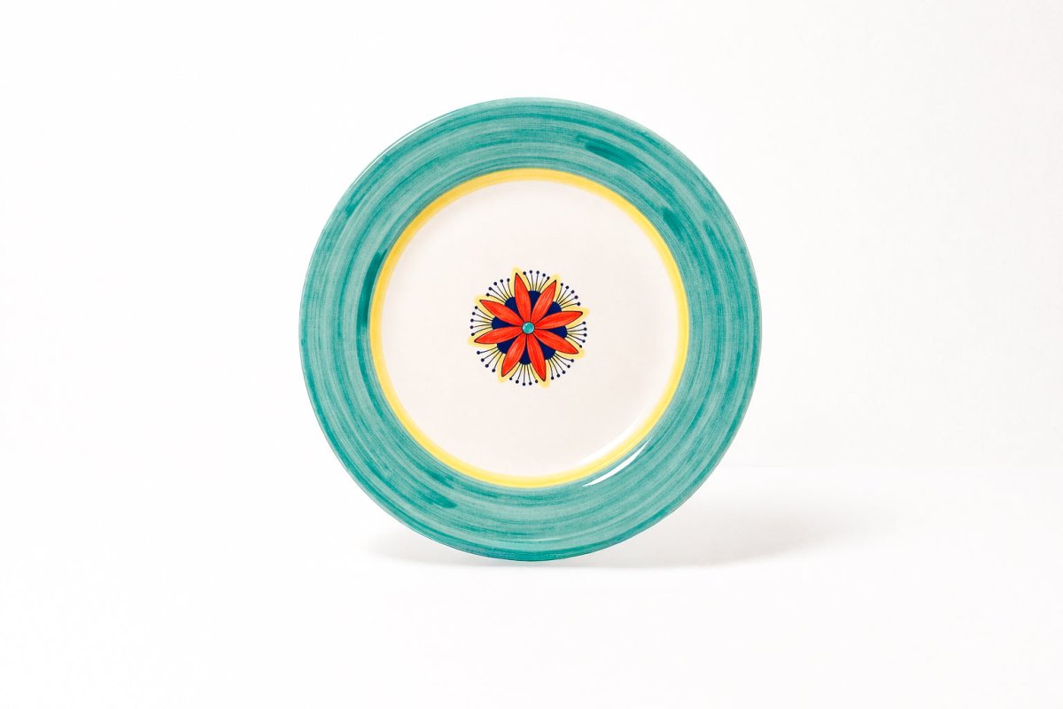 Intreccio Place Setting in Teal - Tavola Piena - Placesetting
