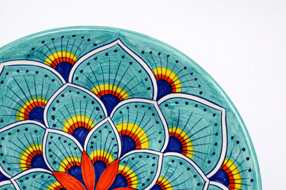 Intreccio Place Setting in Teal - Tavola Piena - Placesetting