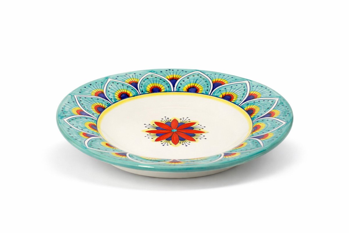 Intreccio Place Setting in Teal - Tavola Piena - Placesetting