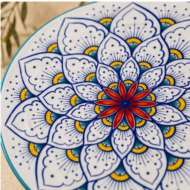 Intreccio Charger Plate, in Teal - Tavola Piena - Charger