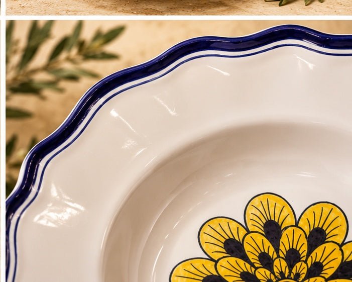 Stratificata Rimmed Soup Bowl - Tavola Piena - Rimmed Soup/Pasta Bowl