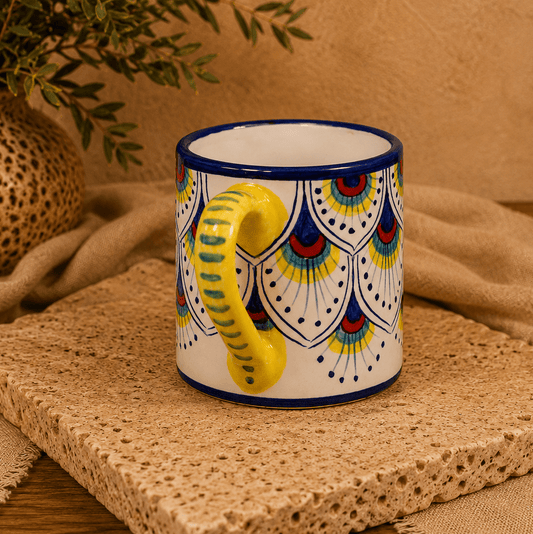 Intreccio Coffee/Tea Mug in White - Tavola Piena - Mug