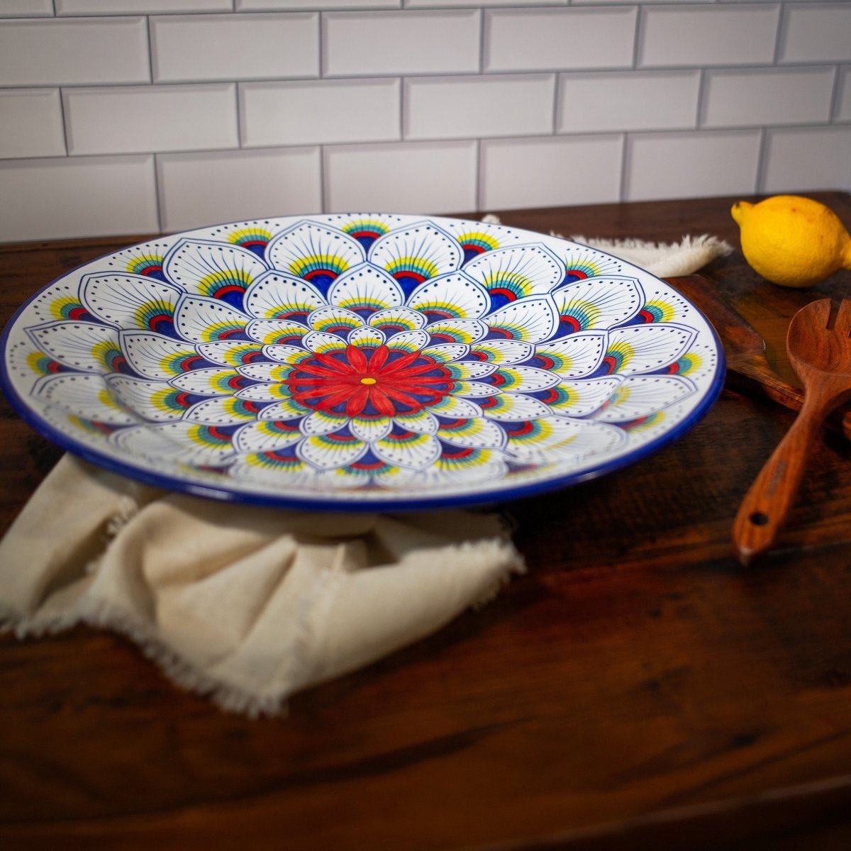 Intreccio Round Serving Platter - Tavola Piena - Serving Pieces