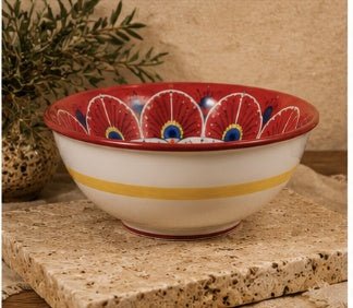 Intreccio Deep Soup/Pasta Bowl – Red - Tavola Piena - Deep Soup/Pasta Bowl